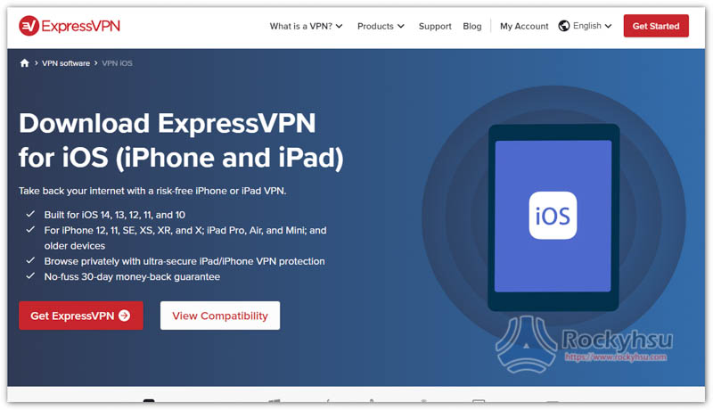 iPhone VPN ExpressVPN