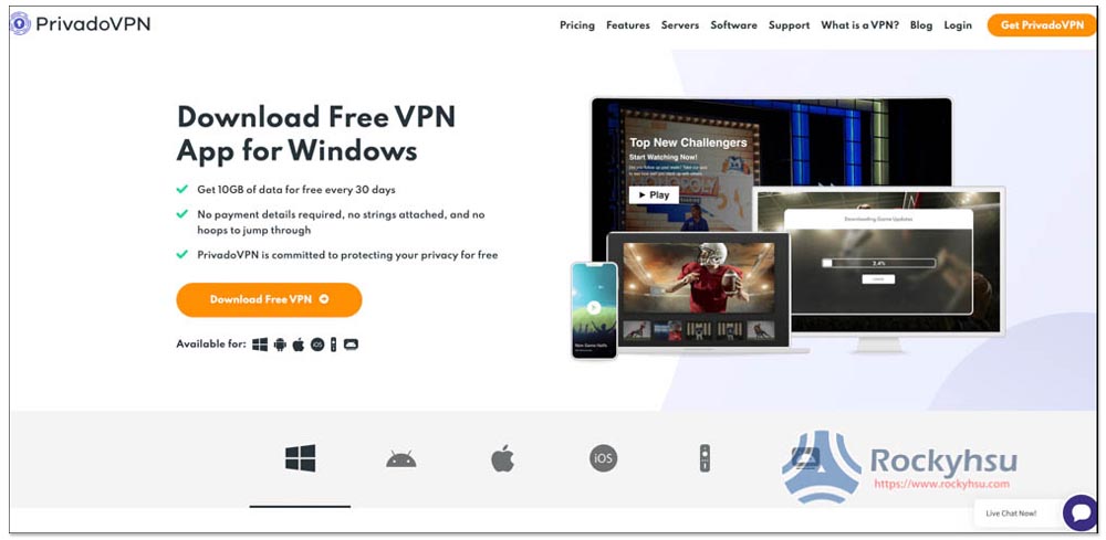 PrivadoVPN Windows 11 VPN
