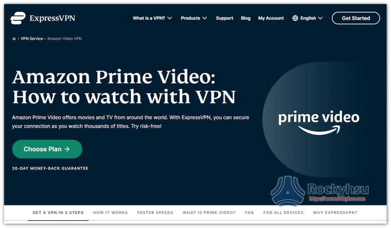 ExpressVPN Amazon Prime Video