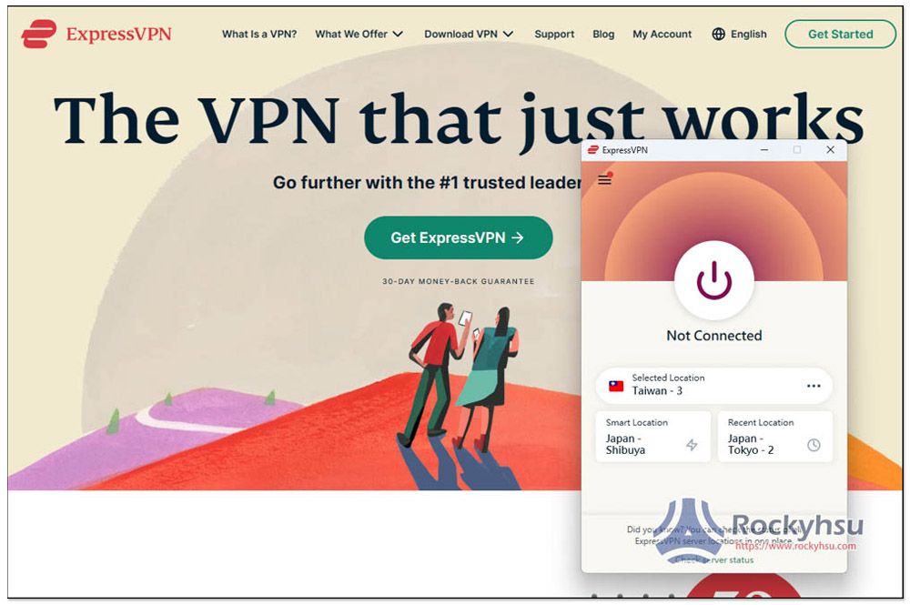 ExpressVPN - 速度非常快的 VPN