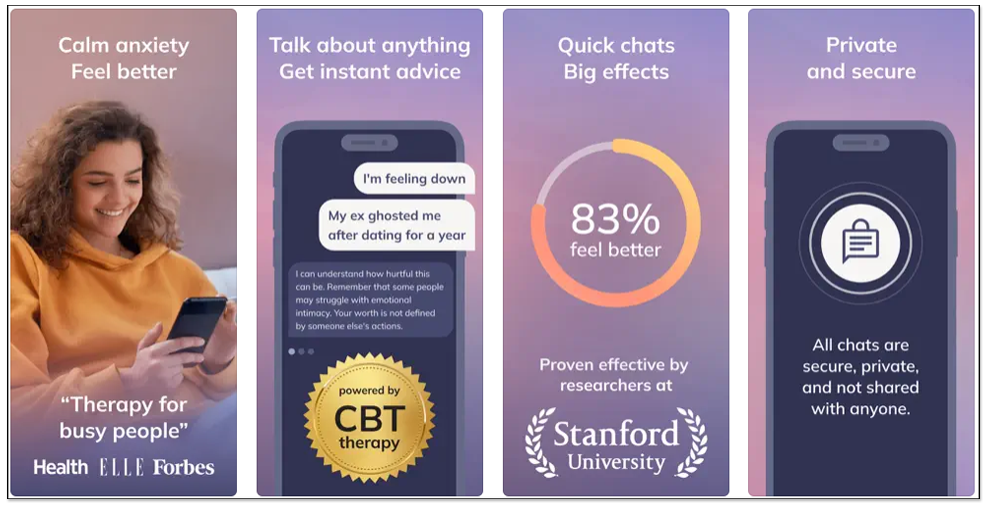  Youper - CBT Therapy Chatbot