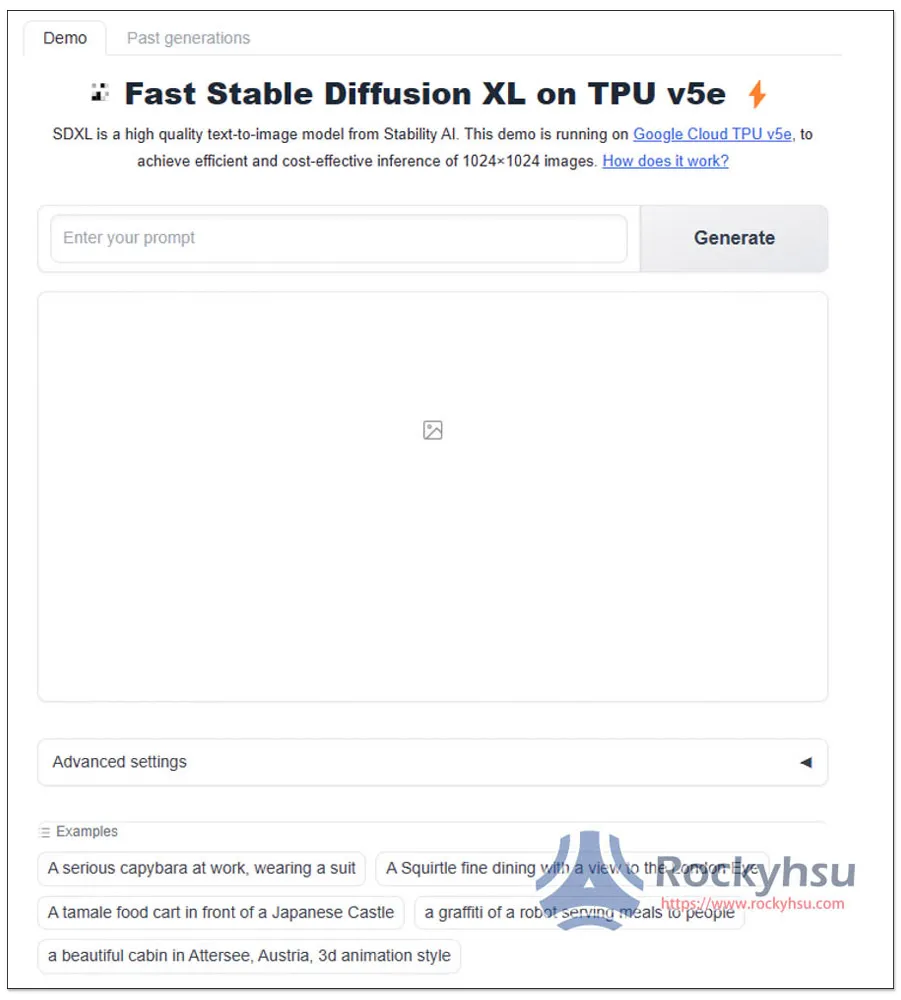 Fast Stable Diffusion XL on TPU v5e